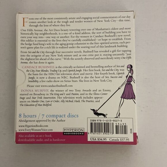 One Fifth Avenue by Candace Bushnell 2008 Mass Market Abridged edition - Picture 3 of 5